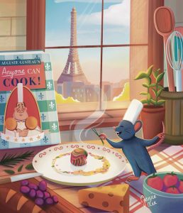 Illustration disney ratatouille